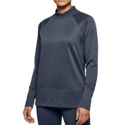 Bluza treningowa damska Under Armour Storm Sweater. Niebieskie bluzy Under Armour, bez wzorów, z poliesteru, bez kaptura. Za 216.70 zł.