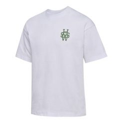 Luźna koszulka Hummel Bees Stadium. Białe bluzki Hummel, bez wzorów, bez kołnierzyka, bez ramiączek. Za 152.50 zł.