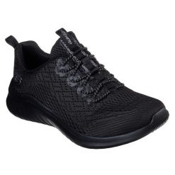 Buty sportowe damskie, Ultra Flex 2.0 - Lite-Groove. Czarne obuwie sportowe Skechers, bez zapięcia. Za 229.99 zł.