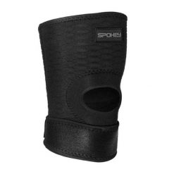 Neoprenowa Orteza Kolana Lafe. Czarne paski Spokey, bez wzorów, z neoprenu, sportowe. Za 66.99 zł.