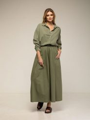 Tantra Bluzka w kolorze khaki rozmiar: S. Brązowe bluzki Tantra, s, bez wzorów, bez kołnierzyka, bez ramiączek. Za 87.61 zł.