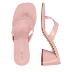 Japonki JENNY. Czerwone klapki Jenny, bez wzorów, bez obcasa. Za 119.99 zł.