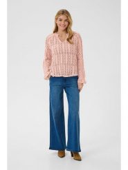 Cream Bluzka w kolorze jasnoróżowym rozmiar: 38. Różowe bluzki Cream, bez wzorów, bez kołnierzyka, bez ramiączek. Za 78.66 zł.