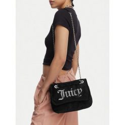 Torebka Juicy Couture. Czarne torebki klasyczne Juicy Couture, bez wzorów, bez dodatków. Za 279.99 zł.