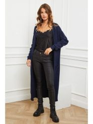 Joséfine Kardigan "Acor" w kolorze granatowym rozmiar: S. Niebieskie kardigany Joséfine, s, bez wzorów, z kaszmiru. Za 200.45 zł.