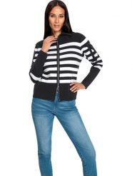 Heine Kardigan w kolorze czarno-białym rozmiar: 36. Czarne kardigany Heine, bez wzorów. Za 82.99 zł.