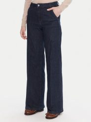 United Colors Of Benetton Jeansy 4TUT574X5 Granatowy Wide Leg. Niebieskie jeansy United Colors of Benetton, bez wzorów. Za 279.99 zł.