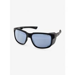 Okulary lodowcowe GOG Makalu - black/silver mirror. Czarne okulary przeciwsłoneczne GOG, bez wzorów, sportowe. Za 228.99 zł.