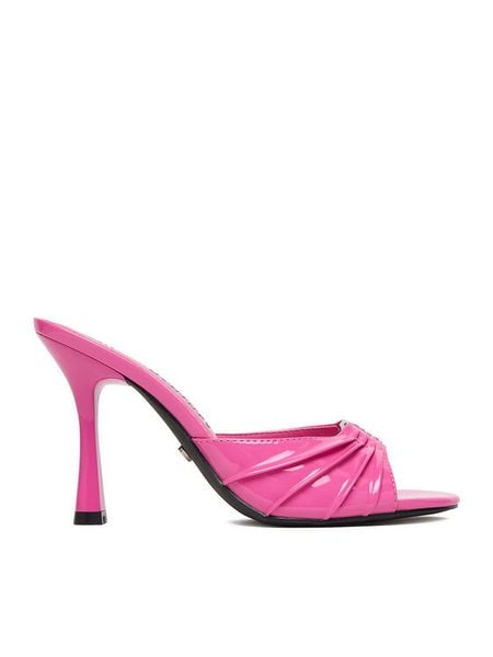 Juicy Couture Klapki EO-LS955554-9 Różowy. Czerwone klapki Juicy Couture, bez wzorów, z syntetyku, bez obcasa. Za 213.99 zł.