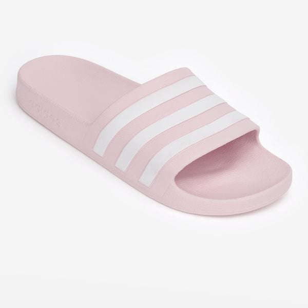 Second Life - Klapki basenowe ADIDAS Adilette Aqua - Stan Doskonały. Białe klapki Adidas, bez wzorów, z materiału, bez obcasa. Za 67.99 zł.