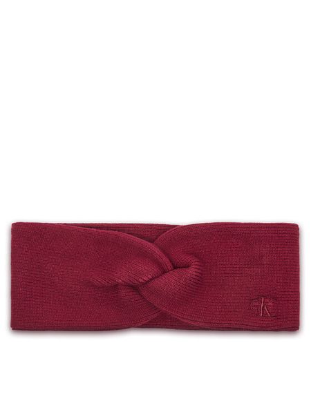 Calvin Klein Opaska materiałowa Fine LV04F8019G Bordowy. Czerwone rękawiczki Calvin Klein, bez wzorów, z materiału. Za 79.99 zł.