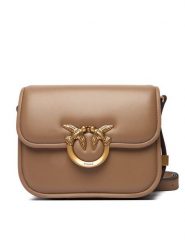 PINKO Torebka Love Box Bag Fl Mini PE 25 PLTT 104297 A26L Brązowy. Brązowe torebki klasyczne Pinko, bez wzorów, ze skóry, bez dodatków. Za 1,489.00 zł.