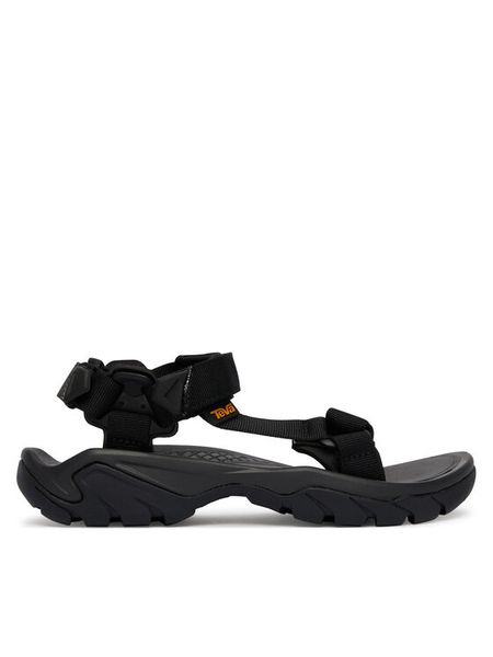 Teva Sandały Terra Fi 5 Universal 1099443 Czarny. Czarne sandały Teva, bez wzorów, z materiału, bez obcasa, na płaskiej podeszwie, bez zapięcia. Za 358.99 zł.
