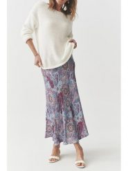 TATUUM Spódnica "Satini" w kolorze błękitno-fioletowym rozmiar: 38. Niebieskie spódnice Tatuum, na co dzień, bez wzorów, z wiskozy, maxi, proste. Za 167.67 zł.