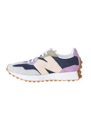 New Balance Sneakersy w kolorze granatowo-fioletowo-szarym rozmiar: 42,5. Niebieskie trampki New Balance, bez wzorów, z materiału, bez zapięcia. Za 196.70 zł.
