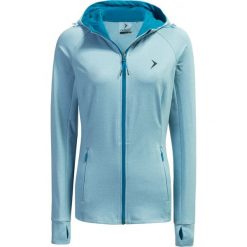 Bluza damska BLD604 - jasny niebieski melanż - Outhorn. Niebieskie bluzy Outhorn, bez wzorów, z materiału, bez kaptura. W wyprzedaży za 59.99 zł.