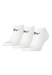 PUMA Skarpety Stopki 3-Pack 94710906. Białe skarpety Puma, bez wzorów, z bawełny. Za 36.99 zł.