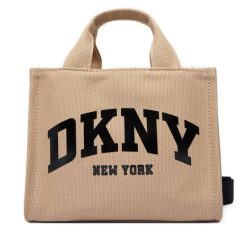 Torebka DKNY. Brązowe torebki klasyczne DKNY, bez wzorów, bez dodatków. Za 439.99 zł.