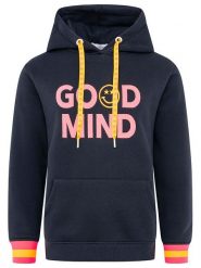 Zwillingsherz Bluza "Good Mind" w kolorze granatowym rozmiar: M. Niebieskie bluzy Zwillingsherz, m, bez wzorów, z kapturem. Za 184.02 zł.
