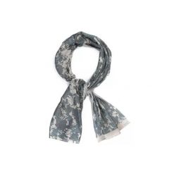 Szal maskujący z siatki MESH 155x48 cm. Brązowe szaliki CAMOUFLAGE, bez wzorów, z meshu. Za 27.99 zł.