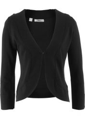 Krótki sweter rozpinany z wiskozą. Białe kardigany bonprix, bez wzorów, z wiskozy. Za 97.99 zł.