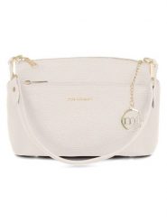 Mia Tomazzi Skórzana torebka "Bardolino" w kolorze beżowym - 25 x 17 x 13 cm rozmiar: onesize. Brązowe torby na ramię Mia Tomazzi, bez wzorów, z materiału, na ramię, bez dodatków. Za 208.99 zł.