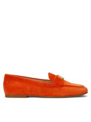 LAUREN RALPH LAUREN Lordsy Averi III 802946809009 Pomarańczowy. Brązowe lordsy Lauren Ralph Lauren, bez wzorów, ze skóry, bez obcasa, bez zapięcia. Za 449.99 zł.
