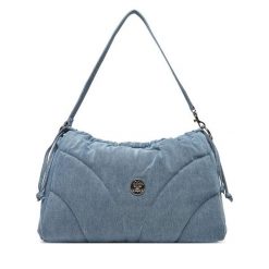 Torebka JOOP! Jeans. Niebieskie torebki klasyczne Joop! Jeans, bez wzorów, z jeansu, bez dodatków. Za 579.99 zł.