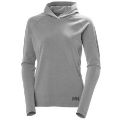 Bluza damska Helly Hansen Tyri. Szare bluzy Helly Hansen, bez wzorów, bez kaptura. Za 412.00 zł.