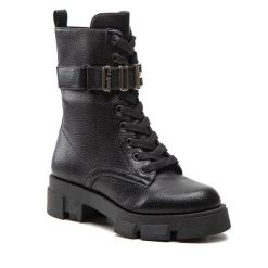 Botki Guess. Czarne botki Guess, z aplikacjami, bez obcasa, na płaskiej podeszwie, bez zapięcia. Za 879.99 zł.