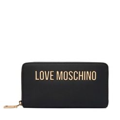 Portfel LOVE MOSCHINO. Czarne portfele Love Moschino, bez wzorów. Za 439.99 zł.