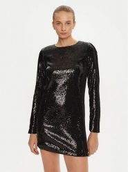 Marella Sukienka koktajlowa Orda 2423626122 Czarny Slim Fit. Czarne sukienki Marella, bez wzorów, z syntetyku, wizytowe, bez kołnierzyka, bez ramiączek. Za 519.99 zł.