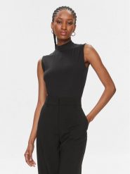 Calvin Klein Body Stretch Jersey Body K20K206900 Czarny Slim Fit. Czarne body Calvin Klein, xl, bez wzorów, z jersey. Za 119.99 zł.