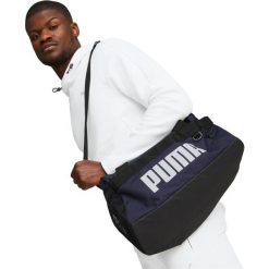 Torba Puma Challenger Duffelb, Dla obu płci. Niebieskie torby na ramię Puma, bez wzorów, z materiału, na ramię, bez dodatków. Za 129.00 zł.