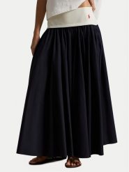 Polo Ralph Lauren Spódnica trapezowa 211A96329001 Granatowy Regular Fit. Niebieskie spódnice Polo Ralph Lauren, m, bez wzorów, z bawełny, trapezowe. Za 1,369.00 zł.