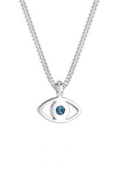 Elli Elli Naszyjnik Evil Eye Kristalle 925 Sterling Silber Naszyjniki 1 ct Damski. Brązowe naszyjniki Elli, srebrne. Za 248.99 zł.