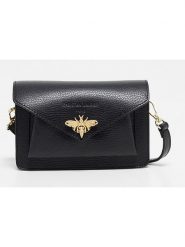 Christian Laurier Skórzana torebka "Roxane" w kolorze czarnym - 20 x 12 x 5,5 cm rozmiar: onesize. Czarne torby na ramię Christian Laurier, bez wzorów, z materiału, na ramię, bez dodatków. Za 256.95 zł.