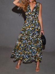 Milan Kiss Sukienka ze wzorem rozmiar: S. Sukienki Milan Kiss, s, bez wzorów, bez kołnierzyka, bez ramiączek, maxi. Za 197.17 zł.