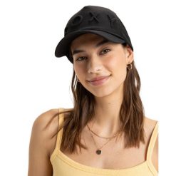 Czapka Trucker dla Kobiety BRIGHTER DAY Czarny. Brązowe czapki Roxy, bez wzorów, z materiału. Za 129.99 zł.