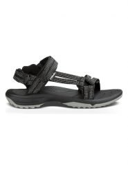 Teva Sandały trekkingowe "Terra Fi Lite" w kolorze czarnym rozmiar: 39. Czarne sandały Teva, bez wzorów, z otwartym noskiem, bez obcasa, na płaskiej podeszwie, bez zapięcia. Za 353.27 zł.