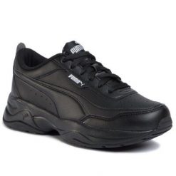 PUMA CILIA MODE 37112501 Czarny. Czarne obuwie sportowe Puma, ze skóry ekologicznej, bez zapięcia. Za 259.99 zł.