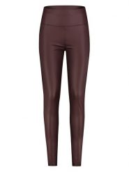 Sublevel Legginsy termiczne w kolorze bordowym rozmiar: M/L. Czerwone legginsy Sublevel, l, bez wzorów, ze skóry, z podwyższonym stanem. Za 57.20 zł.