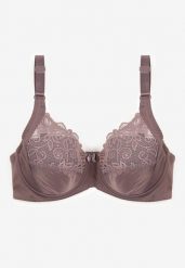 Szary Biustonosz Typu Full Cup z Regulowanymi Ramiączkami Vikiirisa. Szare biustonosze Renee, bez wzorów, z jeansu. Za 24.99 zł.