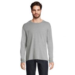Koszulka Z Długim Rękawem Pioneer Melange Unisex Dla Dorosłych. Szare bluzki SOL'S, xl, bez wzorów, sportowe, bez kołnierzyka, bez ramiączek. Za 78.99 zł.