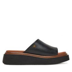 Klapki Beverly Hills Polo Club. Czarne klapki Beverly Hills Polo Club, bez wzorów, bez obcasa. Za 279.99 zł.