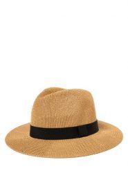 Marie Lund Kapelusz Kobiety papier brązowy|beżowy, ONE SIZE. Brązowe kapelusze Marie Lund, bez wzorów. Za 179.95 zł.