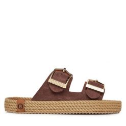 Espadryle Bohonomad. Brązowe espadryle Bohonomad, bez wzorów, bez obcasa, bez zapięcia. Za 299.99 zł.