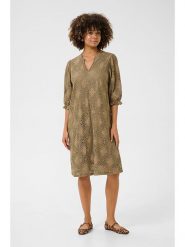 CULTURE Sukienka "Olu" w kolorze oliwkowym rozmiar: M. Zielone sukienki Culture, m, bez wzorów, z koronki, bez kołnierzyka, bez ramiączek, mini. Za 151.95 zł.