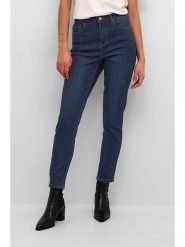 Kaffe Dżinsy "Sinem" - Slim fit - w kolorze granatowym rozmiar: 40. Niebieskie jeansy Kaffe, bez wzorów, z podwyższonym stanem. Za 96.60 zł.