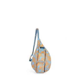 Plecak miejski Kavu Mini Rope Bag - sky bloom. Brązowe plecaki KAVU, bez wzorów. Za 182.99 zł.